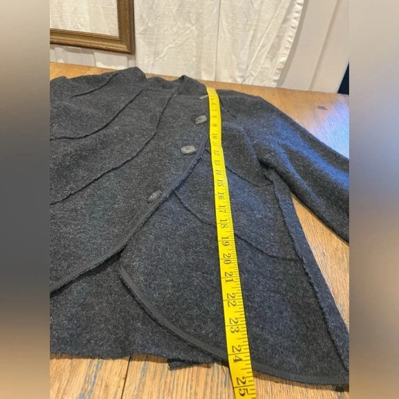 🧶KATERINE BARCLAY gray wool  blazer size M - Picture 11 of 12